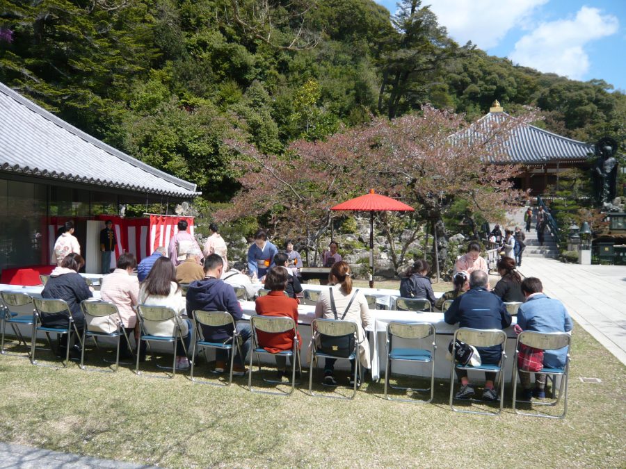 晴天に恵まれました