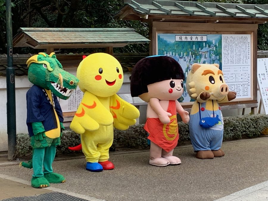 散歩リュウ、はばタン、きんたくん、など