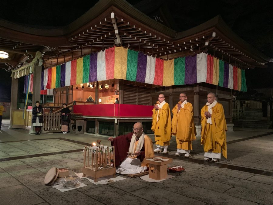 ２月３日　夕刻の神供