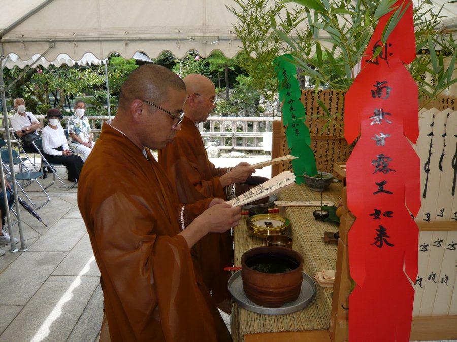 昨年の塔婆供養