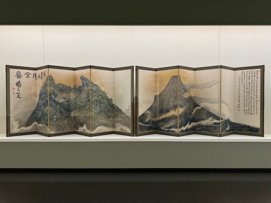 《富士山図》　明治38年　63歳（第1-2期展示、清荒神清澄寺 鉄斎美術館蔵）