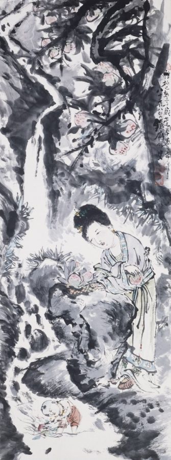 《西王母図》大正12年　88歳