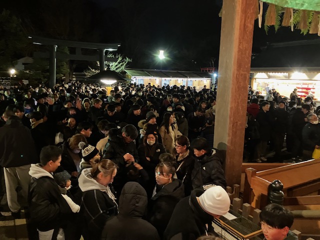 年明けの瞬間に願い事を