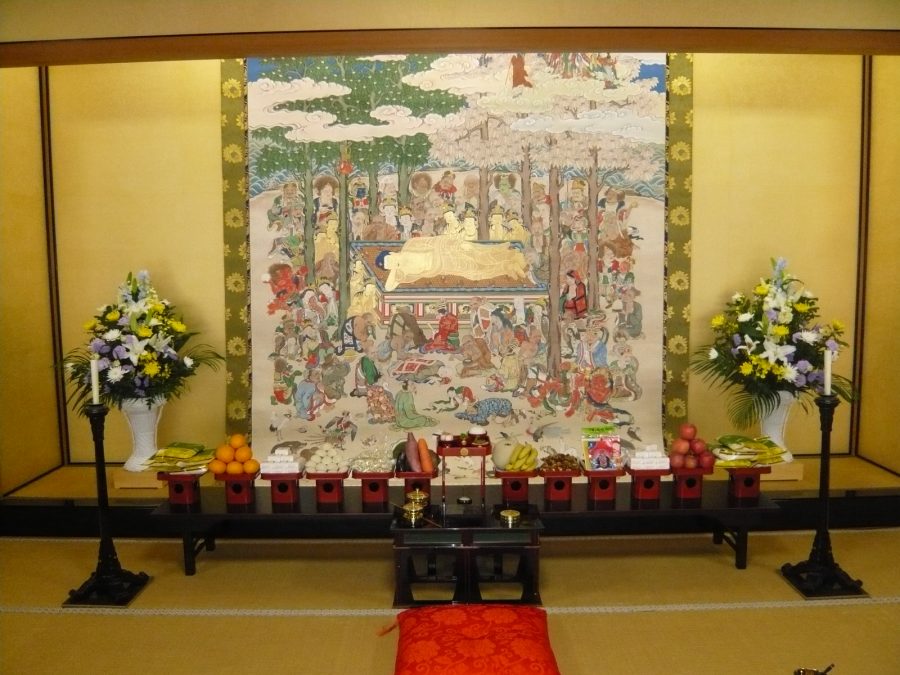 講堂内での特別公開