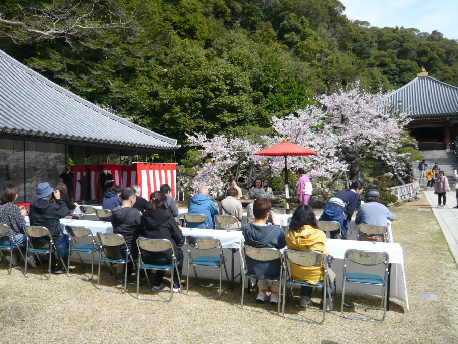 多くの方がお茶席に